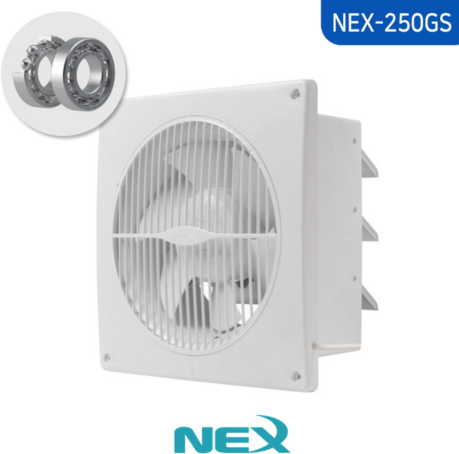 한성넥스 자동 풍압 셔터형 환풍기 NEX-250GS, 1개