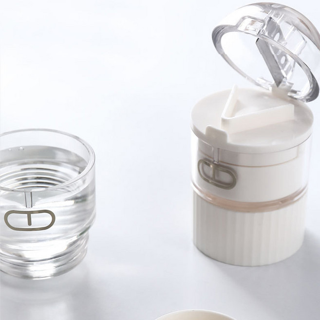 드발리 알약커팅기 약절단기 분쇄기 고급형, 하얀색, 1개