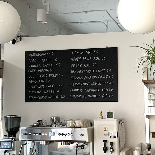 모가 국내제작 블랙칠판 분필칠판 카페 메뉴칠판 카페칠판