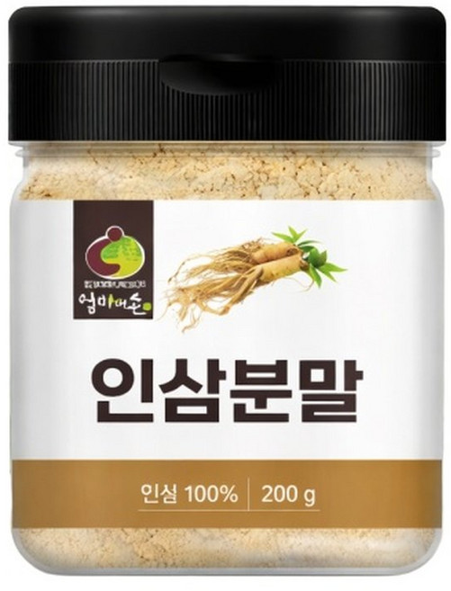 국내산 100 인삼 분말 200g 가루 파우더 건강차 부모님 선물