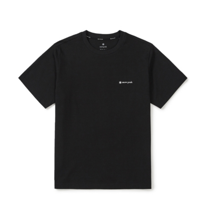 [스노우피크] 코튼 레터링 반팔 티셔츠 B1 S26MMFTS62 BK VY WH