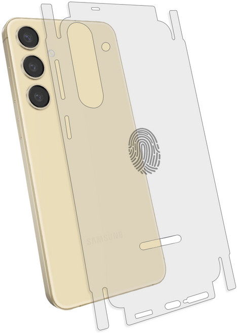 지문방지 측면 후면 일체형 보호필름, 1개