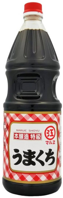 마루에 규슈 단맛 특급 우마구치 일본 양조 간장, 1개, 1.8L