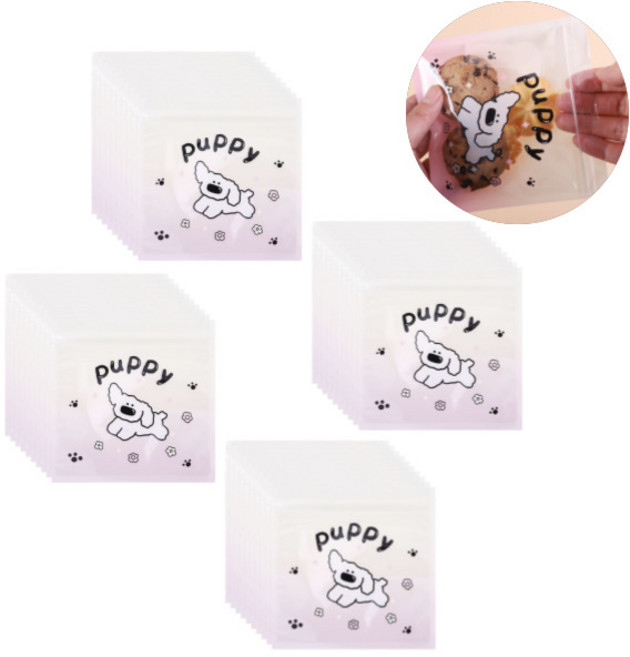 도나토르 큐티 선물포장용 답례품 지퍼백 40p, 1번, 1세트