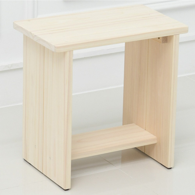 더복 편백나무 히노끼 목욕 욕실 의자 가로40센티 높이40센티, 1개