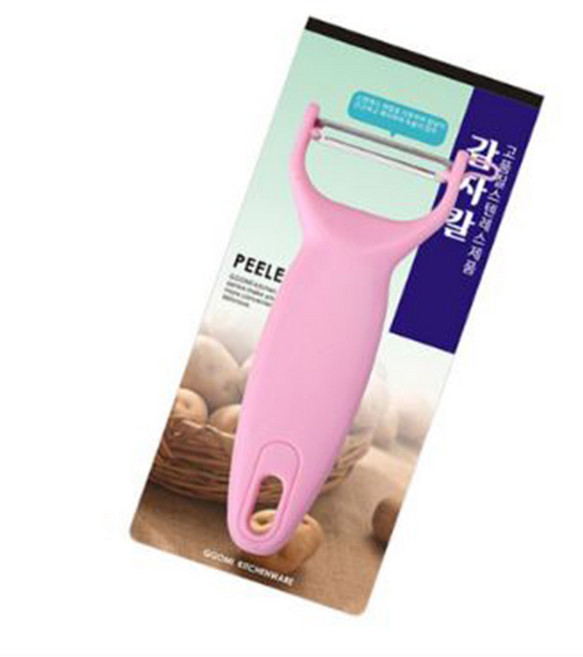 꼬미 감자칼 채썰기 감자 당근 라페 우엉 채칼 슬라이스, 1개