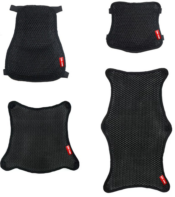 알테쉬 스쿠터 범용 여름 3D 통풍 쿨시트, 1개, 블랙