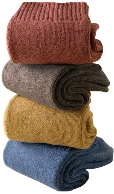 [서켠상회]수면양말 (6개 1셋트) 따뜻하고 편안한 무지 무압박 수족냉증 임산부 데일리 보온 삭스