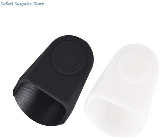 색소폰 클라리넷 플루트 마우스피스 보호 캡 헤드 알토 테너 소프라노 마우스 피스, 01 WHITE, 1개