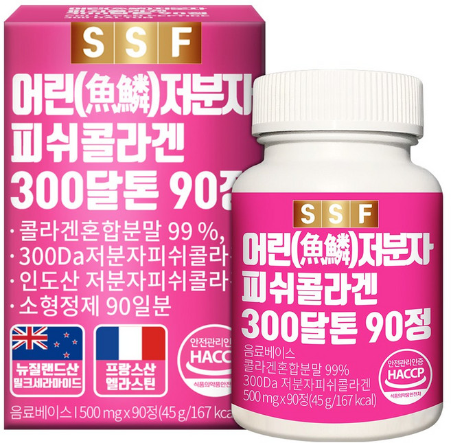 순수식품 어린 저분자 피쉬콜라겐 300달톤, 90정, 1개
