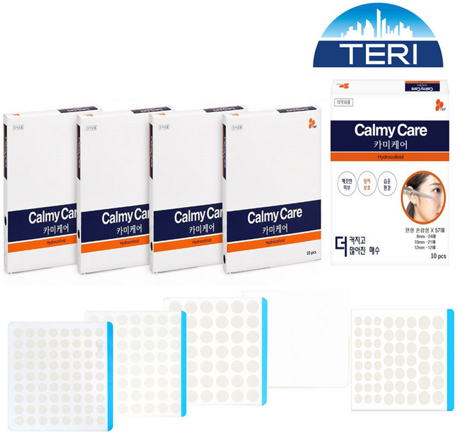 TG 골라담는 여드름패치 카미케어 원형 사각 혼합형 1장, 1개