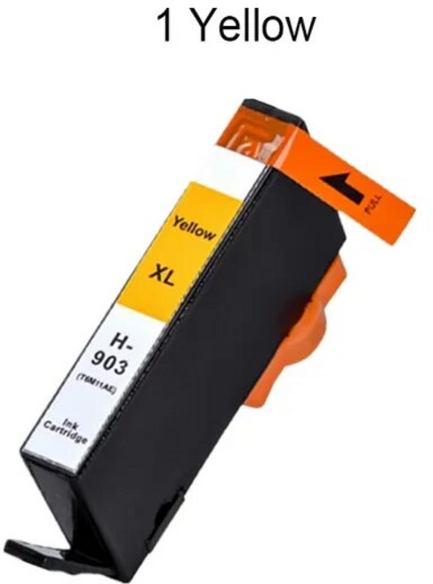 HP 호환 오피스젯 프로 6950 6960 6970 6975 프린터 잉크 카트리지 ASW 5PK 903XL 903xl 호환903xl, [04] 1 Yellow