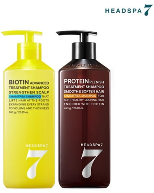 프로틴+비오틴 트리트먼트샴푸 740g+740g, 없음, 2개 - 쿠팡