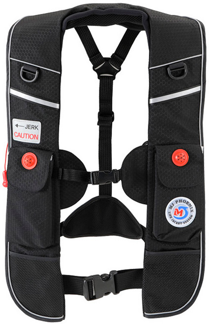 엠제이피닉스 구명조끼 낚시조끼 C형 MJP-10001 MJP-10002 (국산) 해수부형식승인 자동팽창 낚시조끼 도시어부 낚시조끼 [휴먼월드몰], MJP-10002(블랙)