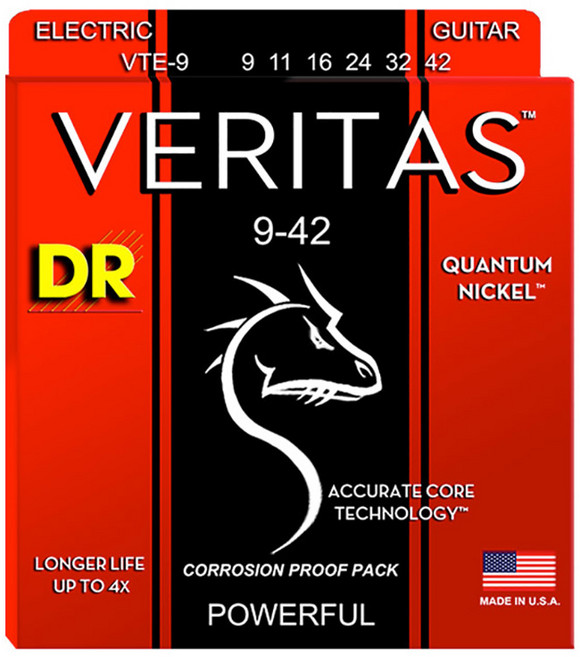 DR Veritas VTE-09 (009-042) 디알 베리타스 일렉기타 스트링 보너스팩 1 2 3번줄 추가증정