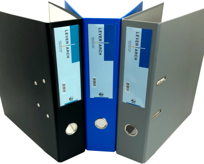 문구로드 2공 LA 아치 바인더 A4 A3 홀간격 80mm, 7CM세로형(민자)흑색, 1개