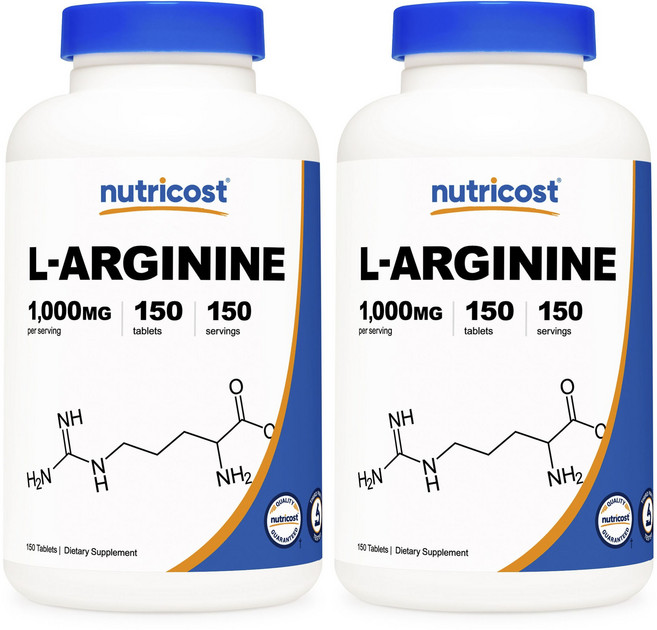 뉴트리코스트 L-아르기닌 1000mg 타블렛, 150정, 2개
