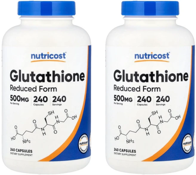 뉴트리코스트 글루타치온 500mg 240캡슐 2병, 240정, 2개 - 쿠팡