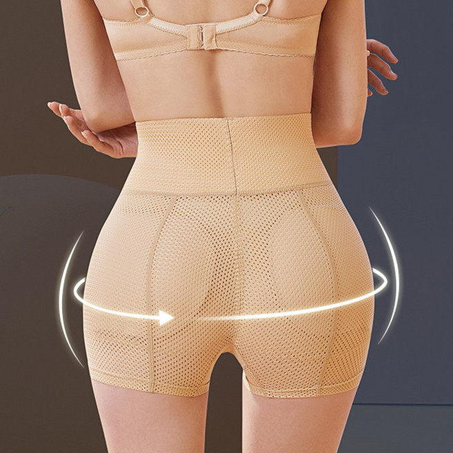 쥴스는몰 3D 입체 하이웨이스트 골반 보정 뽕팬티 스킨+블랙