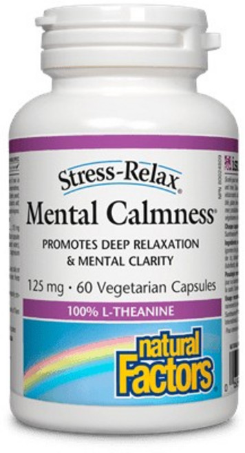 내추럴팩터스 멘탈 진정 L-테아닌 125mg 60정 네추럴팩터스 L-Theanine, 1g, 1개, 1ml