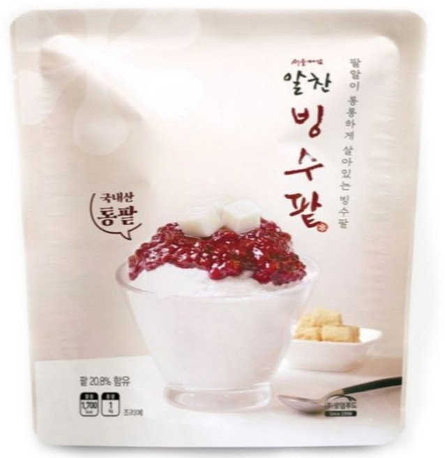 [선미c&c] 알찬 빙수팥 500g, 1개