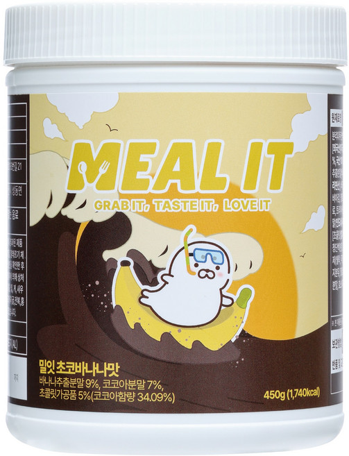 밀잇 단백질 쉐이크 초코바나나맛, 450g, 1개