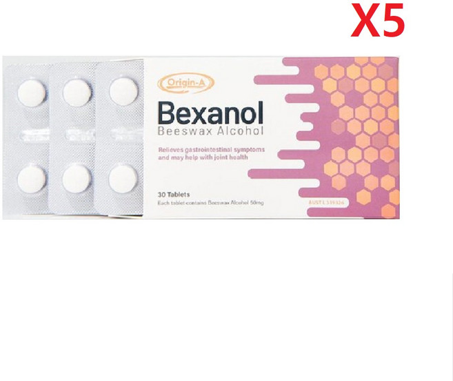 호주 오리진에이 벡사놀(Bexanol) 비즈왁스알코올(아벡솔) 30정-5개, 5개, 30정