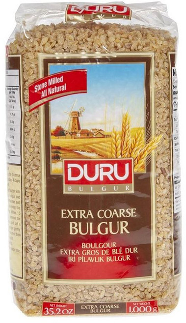 Duru 두루 부르거 화이트 엑스트라 코스 스톤 밀드 100% 내추럴, 2개, 1kg