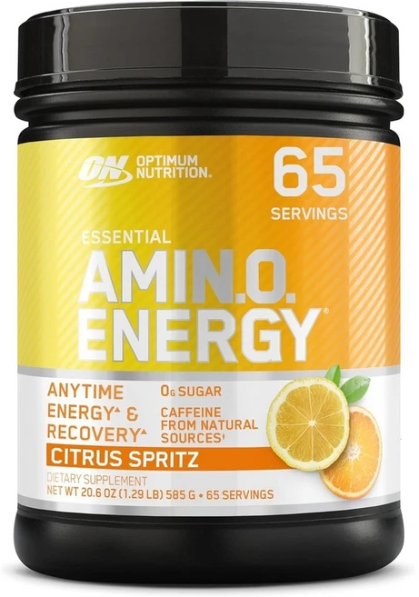 옵티멈 아미노 에너지 파우더 시트러스, 시트러스 스프리츠, 9.5온스 (1개입), 1개 - 쿠팡
