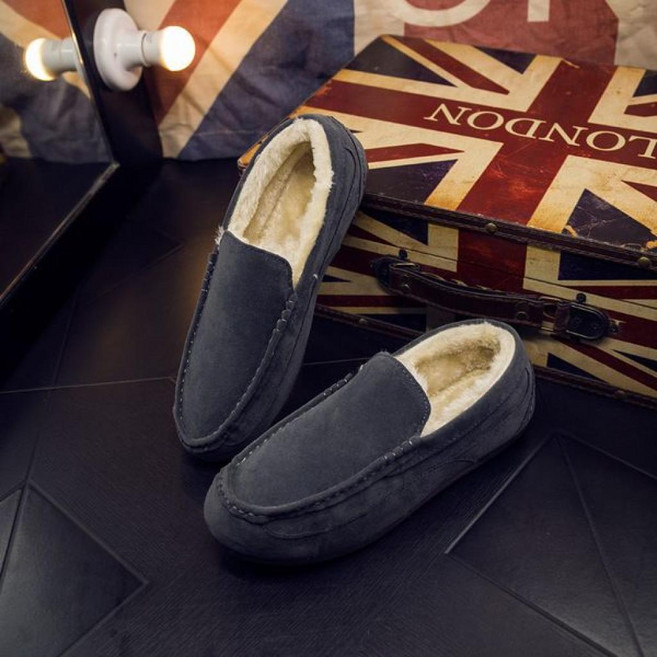 라오농 남자 겨울 털신 털단화 로퍼 구두 방한화 모카신05 +lv99