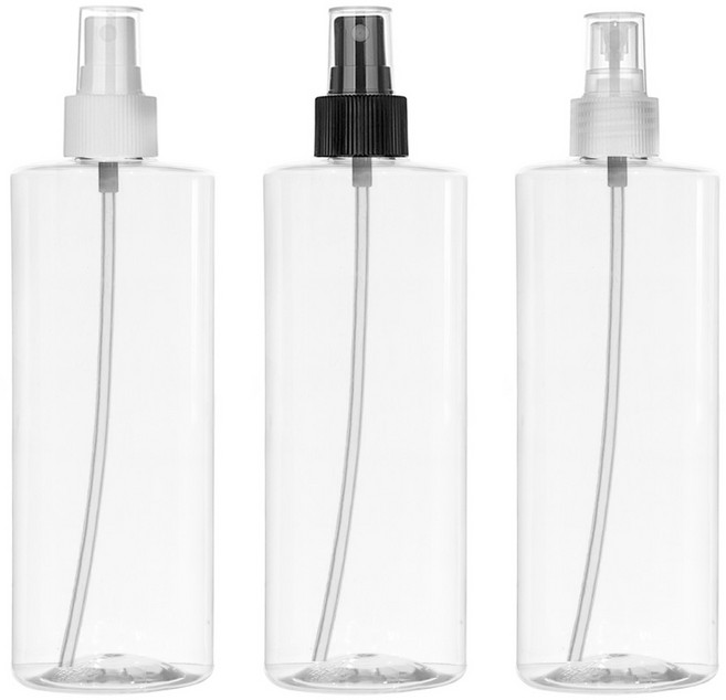 [대량묶음판매] 스프레이용기 10ml~ 500ml 미스트 허브스프레이공병 소분용기, 500ml각투명, 50개, 흰색캡