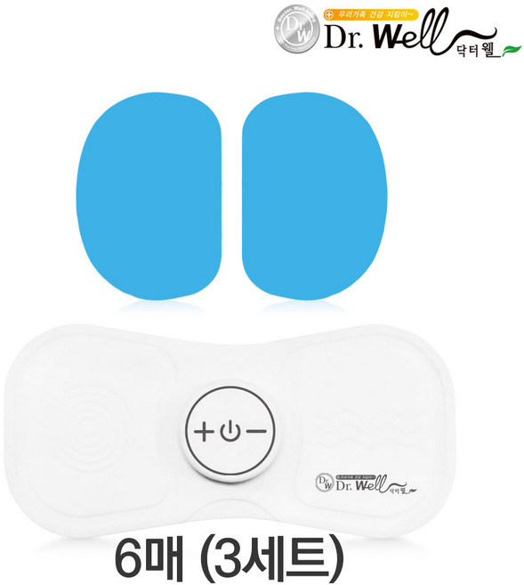 닥터웰 EMS 나비 저주파 전용 리필 젤패드 3세트(6매)