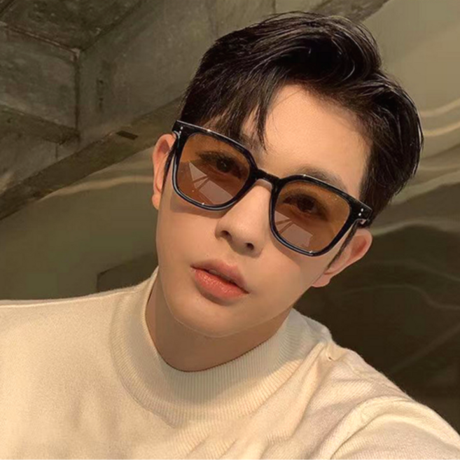 온더밸류 남자 여자 틴트 선글라스 빅사이즈 뿔테 컬러