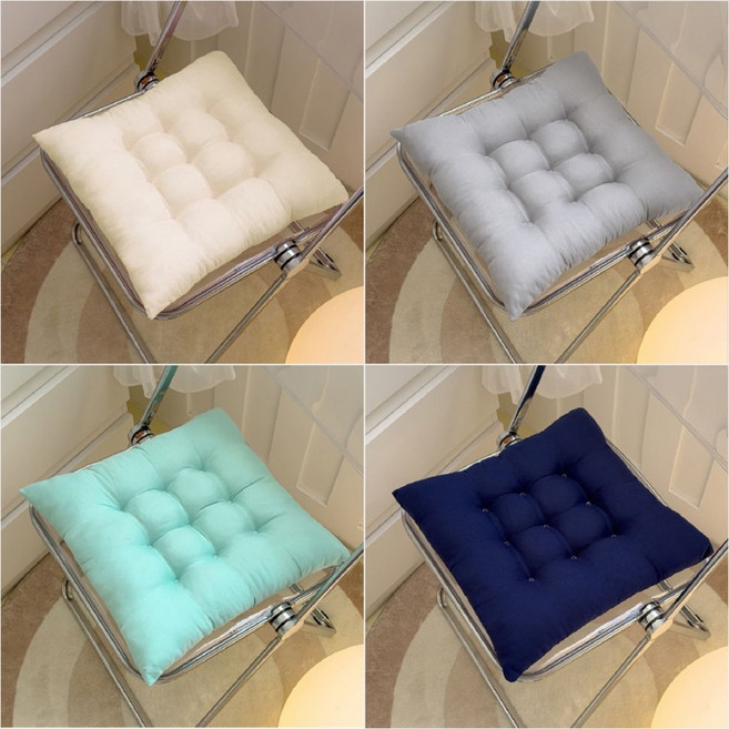 1+1 양털 슬림 겨울 방석 식탁 의자 책상 테이블 따뜻한 부드러운 쿠션 사각 좌식 푹신한 컴퓨터 사무실 차량용 자동차 극세사 도톰 자동차 쇼파 초극세사 푸근한 독서실 세탁가능