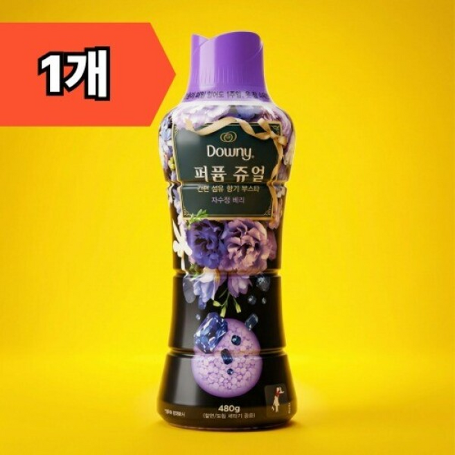 다우니 향기부스터 퍼퓸 쥬얼 루비피오니, 480g, 1개