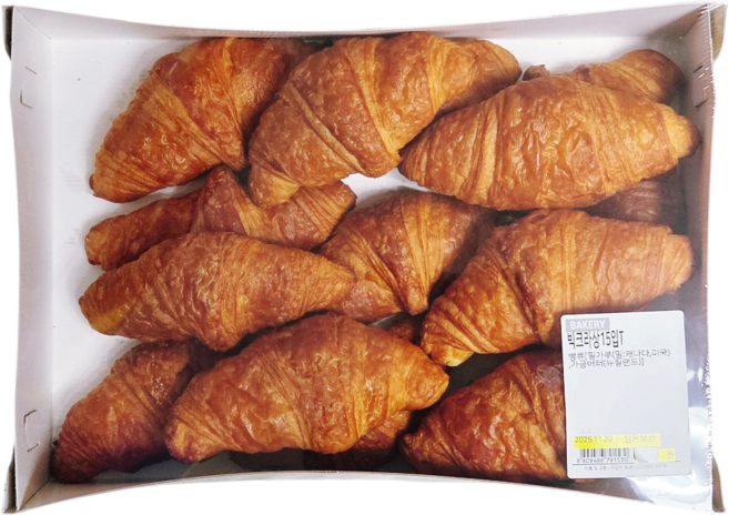 코스트코 트레이더스 택1 버터크라상 빅사이즈 크로와상, 트레이더스 빅크로와상 15개, 790g