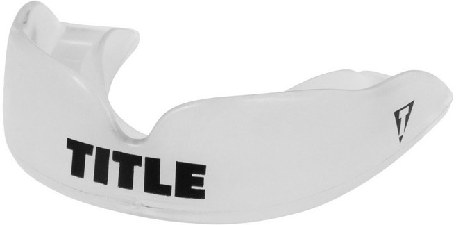 타이틀 슈퍼쉴드 X2 복싱 마우스피스 마우스가드, 1개, 클리어