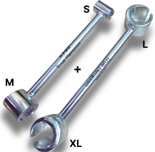 트루행센 문 도어 경첩 렌치 세트, 2개