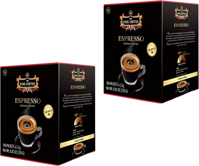베트남 킹커피 프리미엄 아라비카 에스프레소 (원산지: 베트남), 2.5g, 100개입, 2개