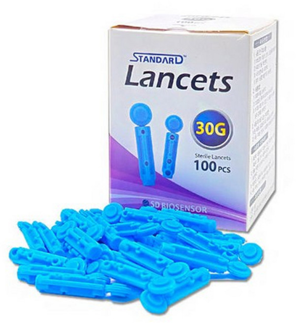 스탠다드 일회용 수동 란셋, 100개입, 1개