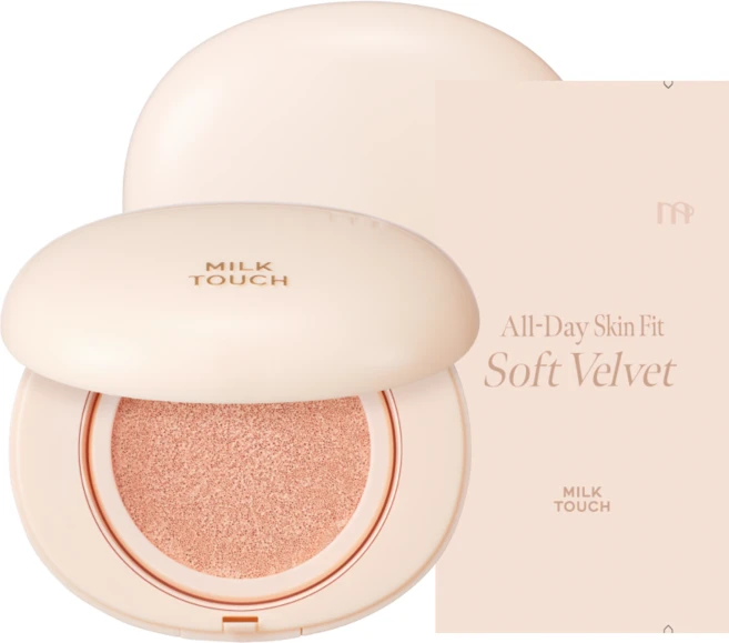 밀크터치 올데이 스킨핏 소프트 벨벳쿠션, 1개, 02. 바닐라아이보리 - 쿠팡
