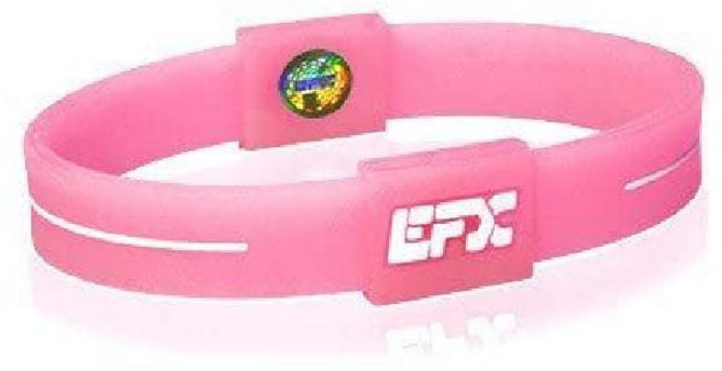 EFX 퍼포먼스 순수 실리콘 팔찌 균형 유연성, 네온 핑크, 1개