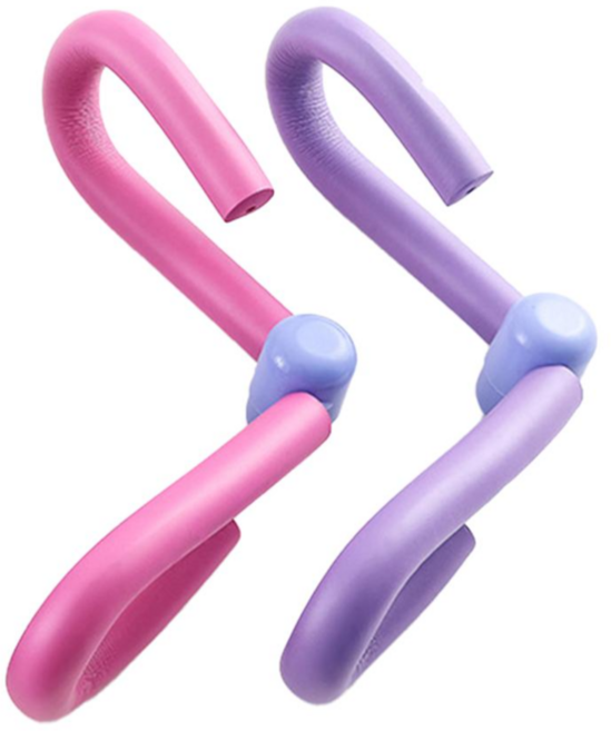 하스몰 무브 힙업 케겔 홈 트레이닝 간편 운동 다리관리 코어스링 2개입, 핑크+퍼플, 1세트