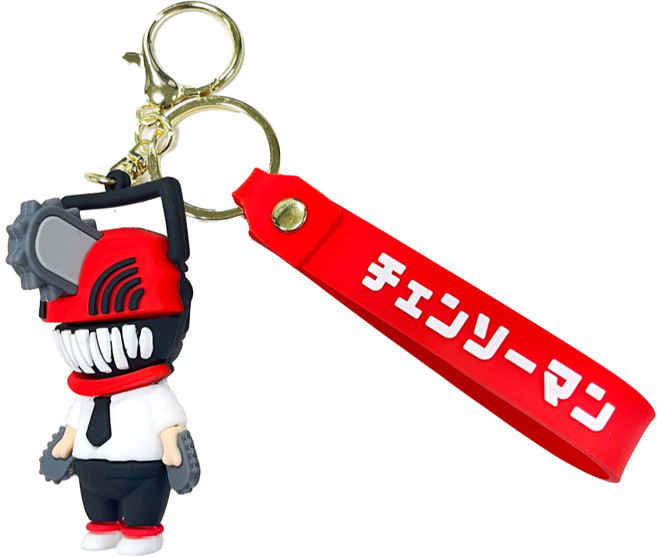 로앤제이 체인소맨 굿즈 열쇠고리 포치타 키링, 3.체인소맨 B키링, 1개, 3.체인소맨B