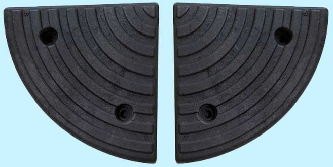 G82048 차량진입판 날개 한쪽 코너경사 좌측 우측 높이 100mm, 단일속성, 1개