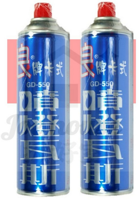 良牌 GD-550 噴燈瓦斯 300g 補充罐 台灣製造 卡式瓦斯, 1個, 超取【每單最多20件】