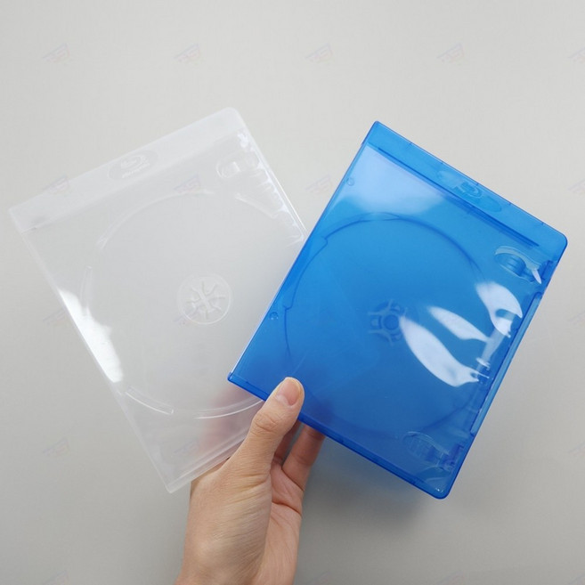 블루레이 CD DVD 소장 소장용 양면 케이스 보관함, A 블루싱글, 1개