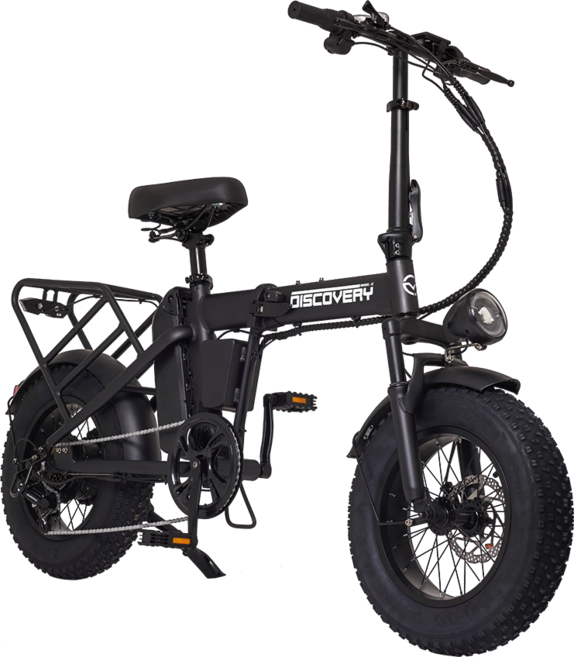 레이윙 디스커버리 48V 10.4Ah 500W 접이식 팻바이크 전기자전거 MX X10 고객직접설치, 스틸, 블랙