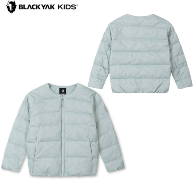 [백화점 발송] 블랙야크키즈 남녀공용 간절기 경량다운자켓 카키