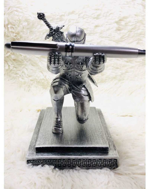 홀더 소품 펜슬 중세기사 트레이 만년필 펜거치대 A